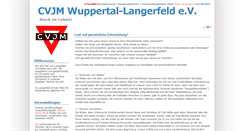 Desktop Screenshot of cvjm-langerfeld.com